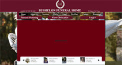 Desktop Screenshot of bushelonfuneralhome.com